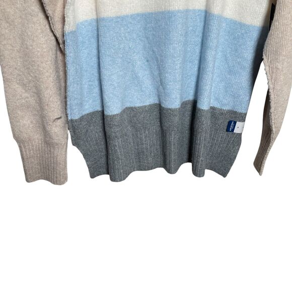 Arizona Jeans Co Sweater Women's Medium Striped Knit Pullover Colorful NWT - Picture 3 of 10